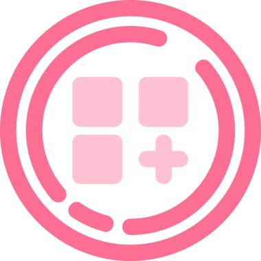 Tıbbi bir simgenin vektör illüstrasyonu