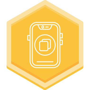 cep telefonu ikonu vektör illüstrasyonu