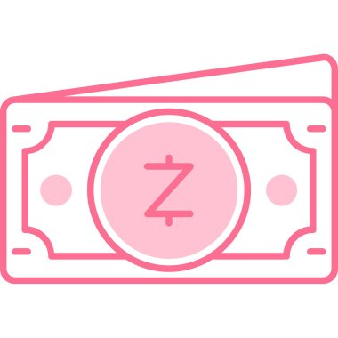 Dolar. Web simgesi basit illüstrasyon