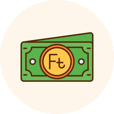 Dolar. Web simgesi basit illüstrasyon