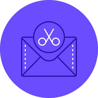 Vektör E- posta simgesi illüstrasyonu