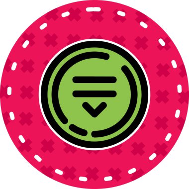 casino chip icon in trendy style isolated background