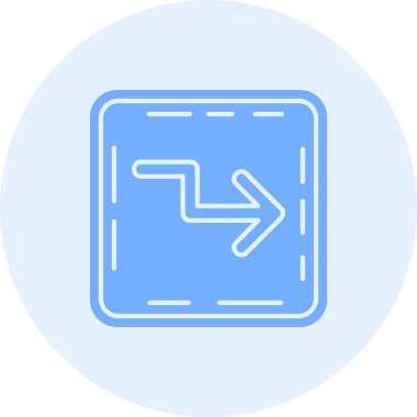 ok simgesi vektör illüstrasyonu