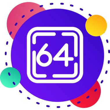 Beyaz arkaplanda izole edilmiş renk çizgisi 56 saat simgesi. Gün boyu C-7... 4 saat servis konsepti. gradyan rastgele dinamik şekiller