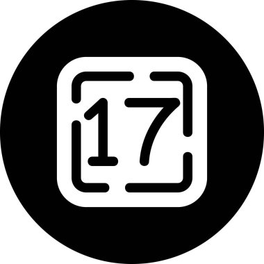 Takvim simgesi, vektör çizimi