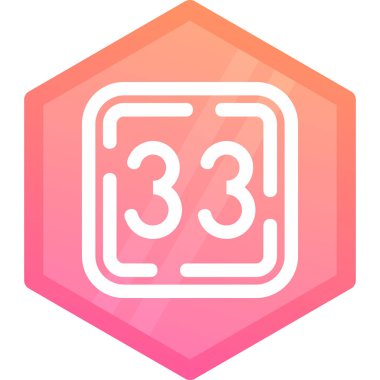 Vektör olarak altıgenler simgesi. logotype