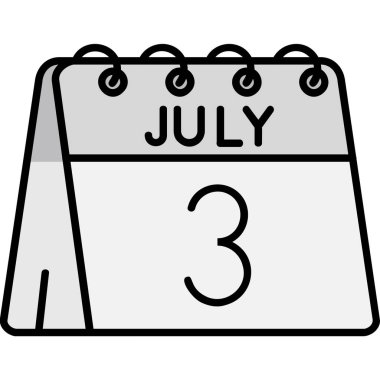 Takvim simgesi vektör illüstrasyonu