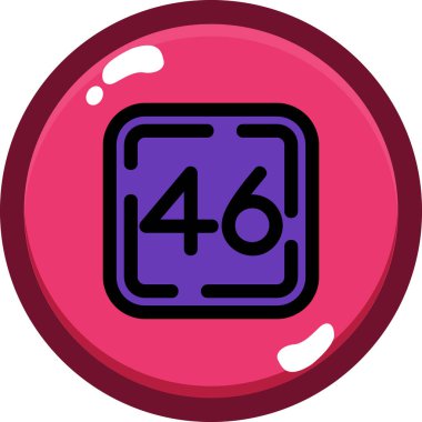 Bilardo topu ikonu vektör illüstrasyon tasarımı