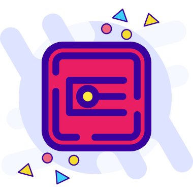 Modern eğitim ikonunun vektör illüstrasyonu