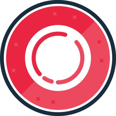 Rozet dairesel simge tasarımı