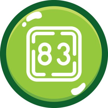 Modern b 'nin vektör gösterimi saatin simgesinden yoksundur