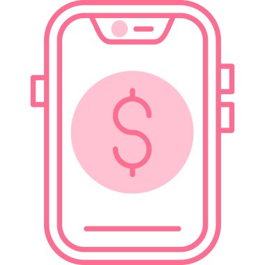 - Telefon. Web simgesi basit illüstrasyon