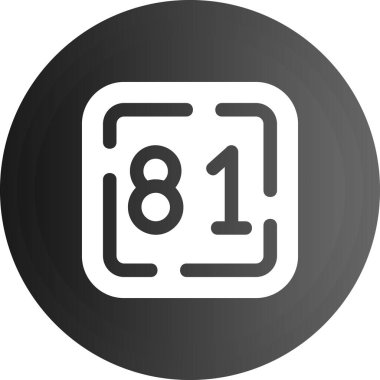 Beyaz arkaplanda 78 simge izole edildi