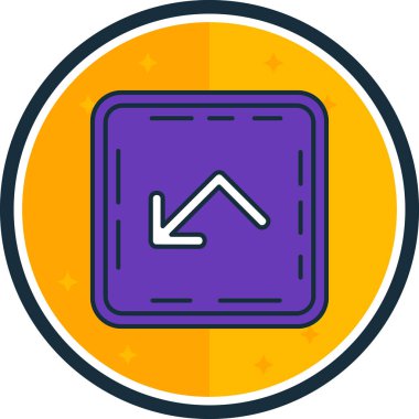 Ev. Web simgesi basit illüstrasyon