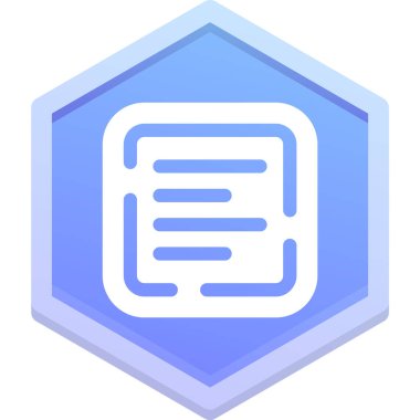 belge simgesi vektör illüstrasyonu