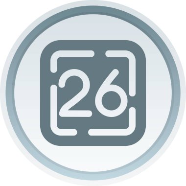 Bir b 2 simgesinin vektör illüstrasyonu