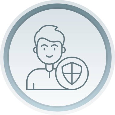 İnsan simgesinin vektör illüstrasyonu