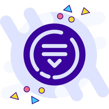 Bir işaretleme simgesinin vektör illüstrasyonu