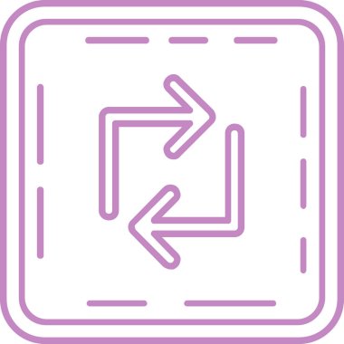 yön sağ simge tasarım vektörü