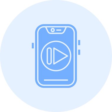 mobil uygulama simgesi, vektör illüstrasyonu