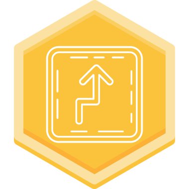 Yön. Web simgesi basit illüstrasyon