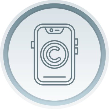 Vektör telefon simgesi illüstrasyonu