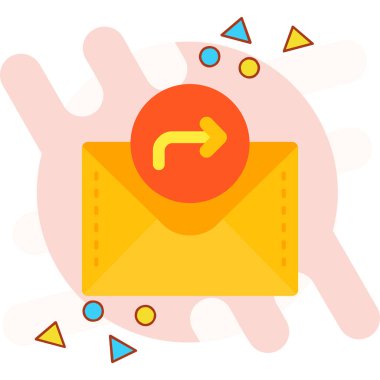 E- posta Pazarlama Simgesi vektör çizimi