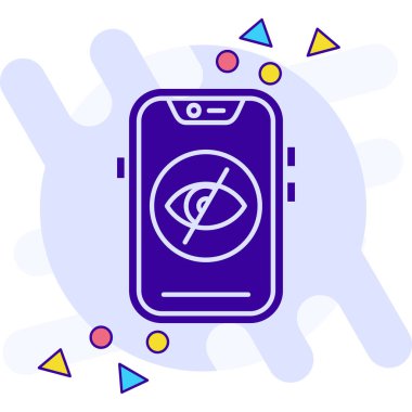 Cep telefonu. Basit resimleme