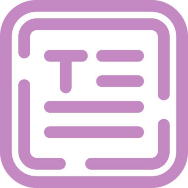 belge simgesi, vektör çizimi