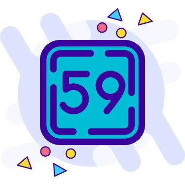 Özet biçiminde beş numaralı simge