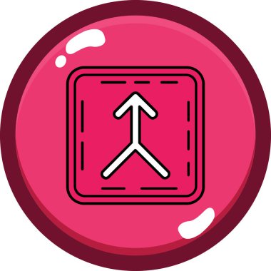 Modern bir simgenin vektör illüstrasyonu