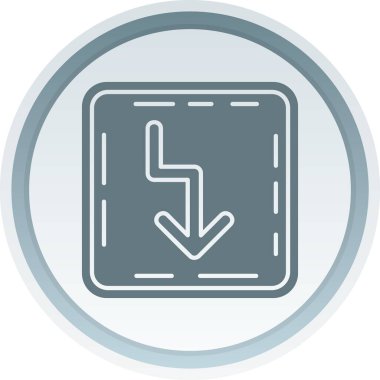 Benzersiz dönüş vektör simgesi