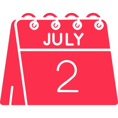 Takvim. Web simgesi basit illüstrasyon