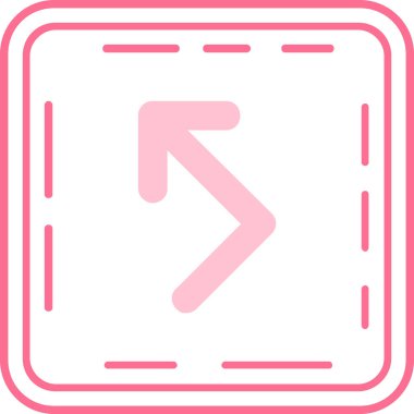 ok simgesi vektör illüstrasyonu