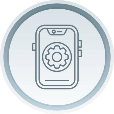 eşsiz akıllı telefon vektör simgesi