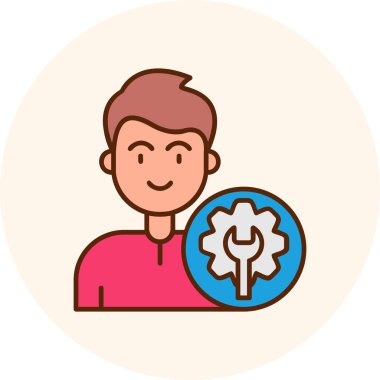 Para ve dolar simgesi olan adam, taslak biçimi