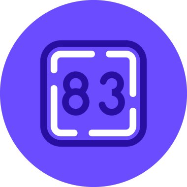 9 5 simgesinin vektör illüstrasyonu