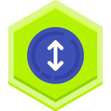 Ok. Web simgesi basit illüstrasyon