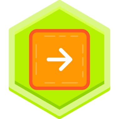 ok simgesi vektör illüstrasyonu