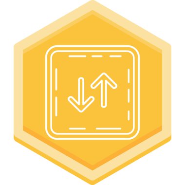 Ok. Web simgesi basit illüstrasyon