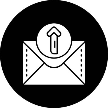 Zarf. Web simgesi basit illüstrasyon