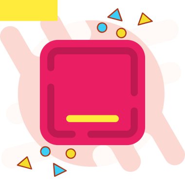 Web renk simgesi. Vektör çizim