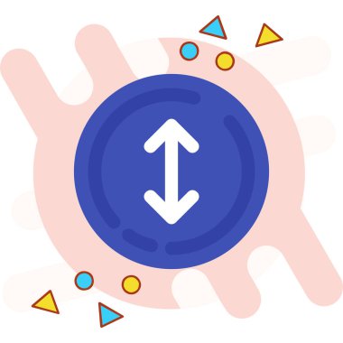 Ok simgesi. vektör illüstrasyonu