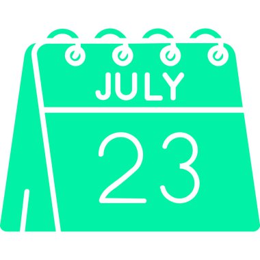 Ağustos 20 tarih simgesi, tek satır takvimi, Temmuz tarihi vektör çizimi tasarımı, doğrusal biçim