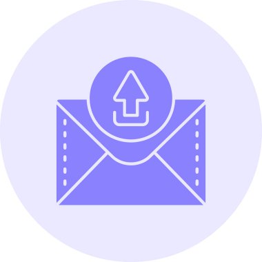 E-posta. Web simgesi basit illüstrasyon