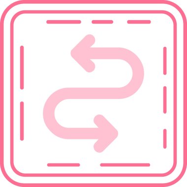 Ok. Web simgesi basit illüstrasyon