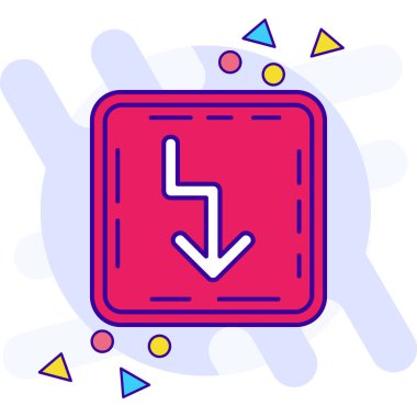 vektördeki ok simgesi