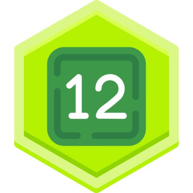 127 takvim modern vektör simgesi