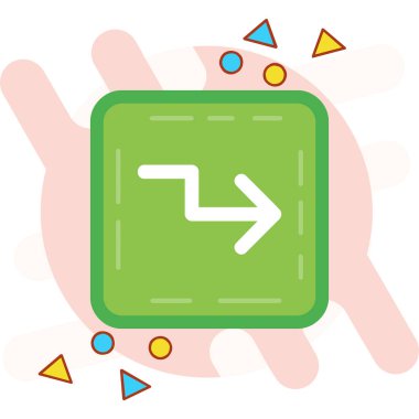 Bir yapbozu tutan elin vektör çizimi