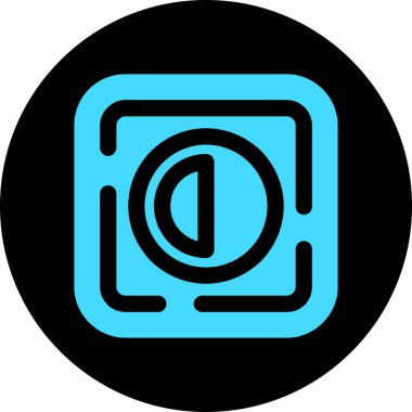 Kamera. Web simgesi basit illüstrasyon